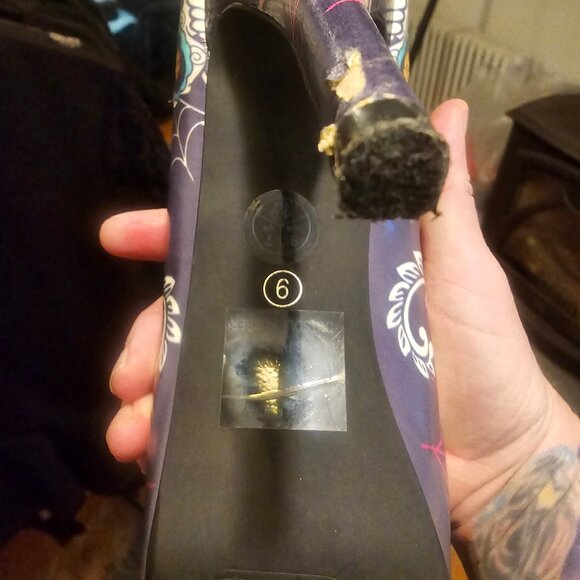 Too Fast brand sugar skull heels - Picture 6 of 7